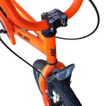 Bicicleta Fire Bird Bmx R20 Curvo Oversize 48R Naranja 1906